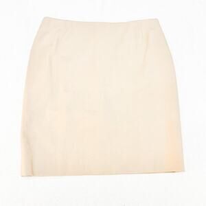 Akris Punto Light Brown Cream Nude Pencil Skirt Mint Size 6